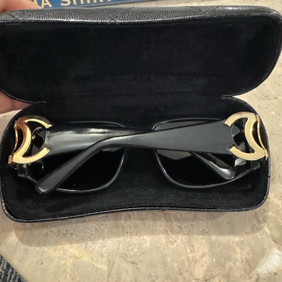 Chanel vintage sunglasses double C